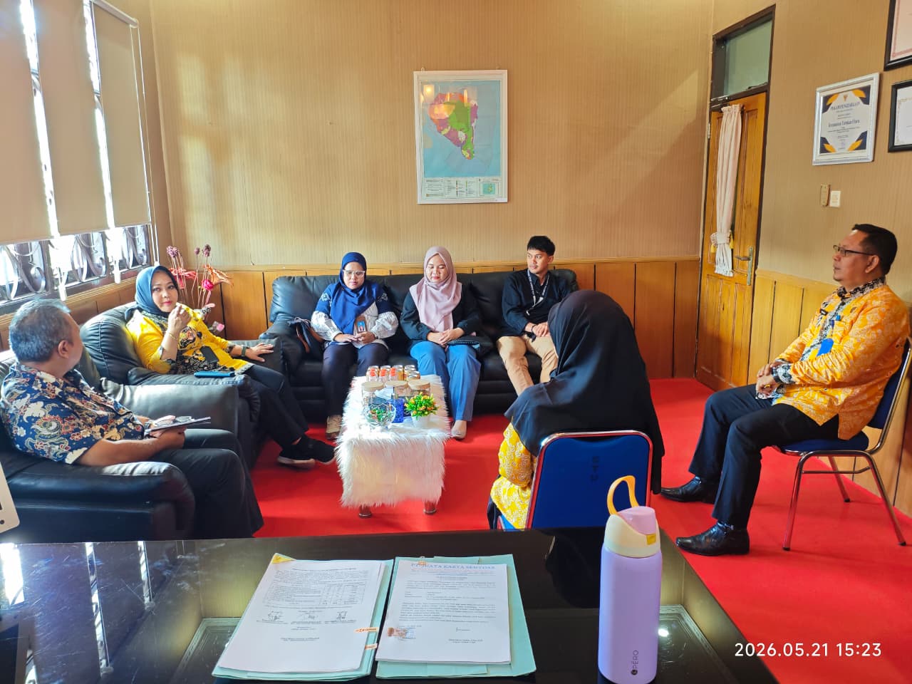 Audiensi dan Silaturahmi Dengan Kepala Pusat PKM dan KKN Universitas Borneo Tarakan